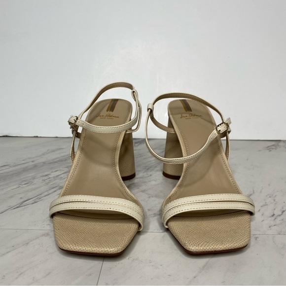 Sam Edelman Kit Natural Leather Heeled Sandal 8 1/2M - Picture 2 of 14